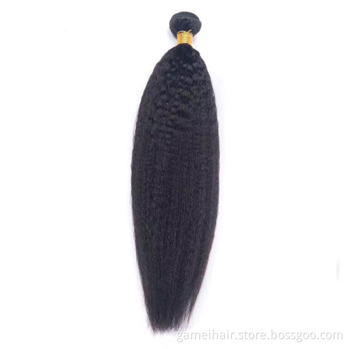 Unprocessed Cambodian Hair Bulks Vendor Wholesale One Donor Virgin Cuticle Aligned Human Hair Bundles Extensions Double Drawn